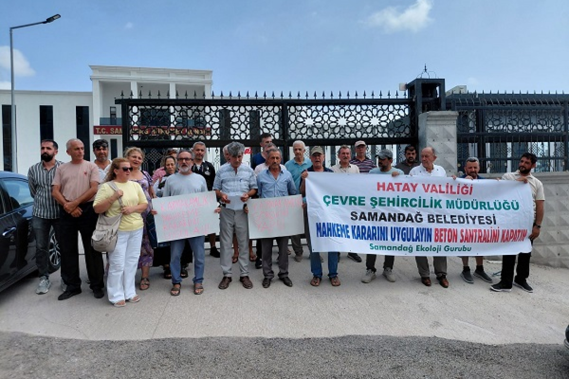 Samandağ Ekoloji Grubundan Açıklama: Kanunları Uygulamamak Suçtur